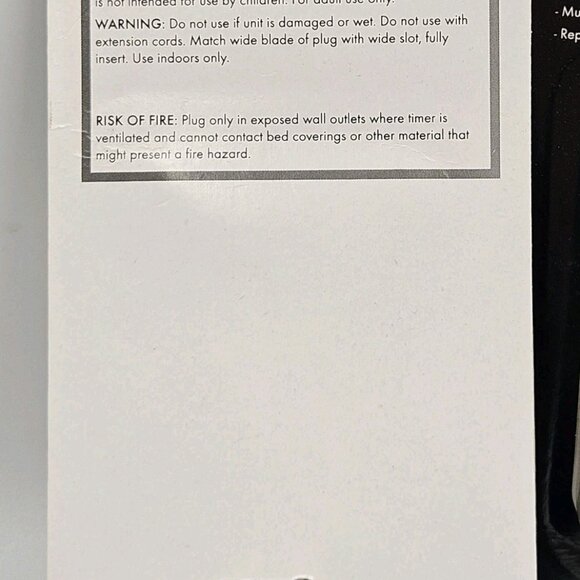 Lot Of 2 New Living Solutions Dual Outlet 24 Hour Timer For 2 Prong Plug Outlet - Picture 6 of 6